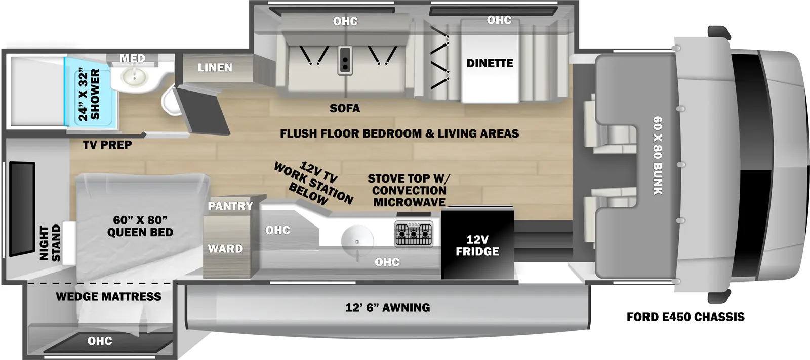 2024 2550DSLE Floorplan